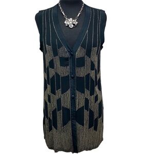 Kenar Beaded Blouse Black